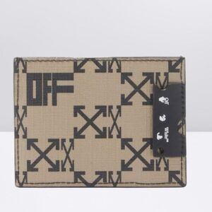 OFF-WHITE MONOGRAM COATED CANVAS BILLFOLD WALLET